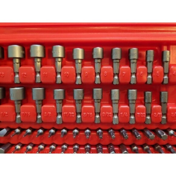 214-Piece Screwdriver Bit Set S2 Steel Drill bit set Power Bit Set Security Bits - Picture 1 of 2